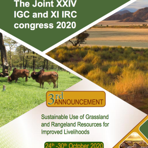 Joint Grasslands and Rangelands Congress will be held in Nairobi in Oct 2020
